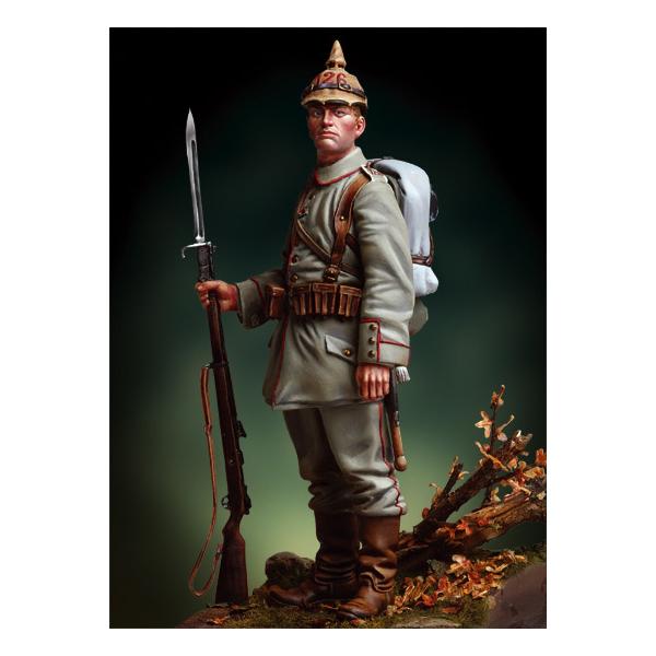 Andrea miniatures, figurine 90mm.Infanterie Prussienne en 1916.