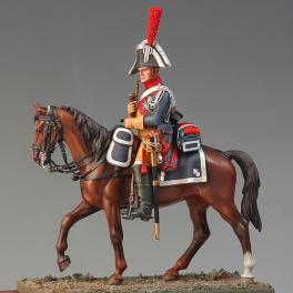 Metal Modeles,54mm,Mounted departemental gendarme 1804 figure kits.