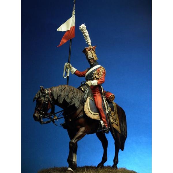Figurine de Lancier Rouge 1811-1815 Pegaso Models 75mm.