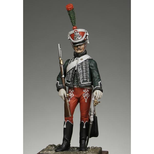 Soldat de Napoléon-Métal Modèles, figurine de  Garde d'honneur 1er régiment 54mm.
