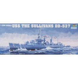  DESTROYER US DD-537 USS "THE SULLIVANS" Maquette bateau Trumpeter 1/350e