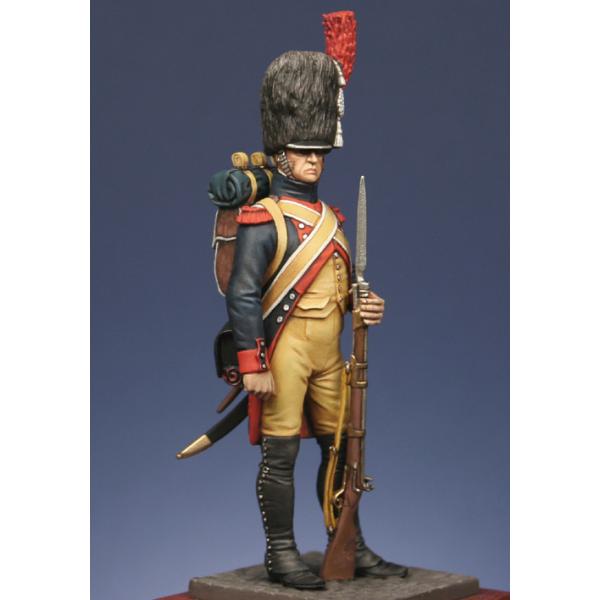 Armée de Napoléon-Métal Modèle 54mm, Gendarme à pied de la garde impériale. 1806.