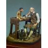Andrea Miniatures 54mm. Figurine de Geppetto à monter et à peindre en métal blanc.