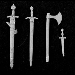 Andrea miniatures,54mm.Armes Médiévales.