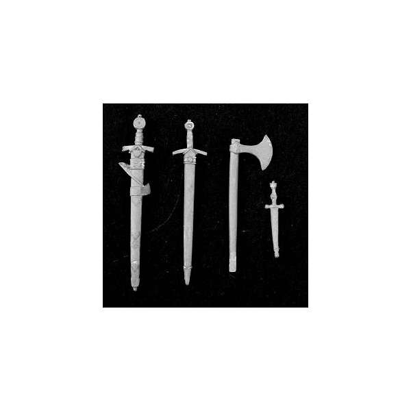 Andrea miniatures,54mm.Medieval weapons figure kits.