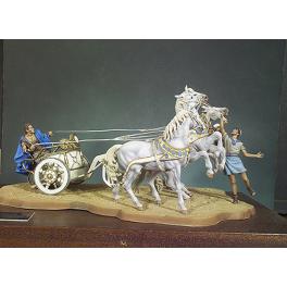 Andrea miniatures,54mm figure kits.Quadriga (Roman Racing Chariot).