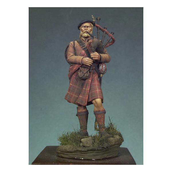 Andrea Miniatures 54mm. Figurine de Scottish Piper en 1690.