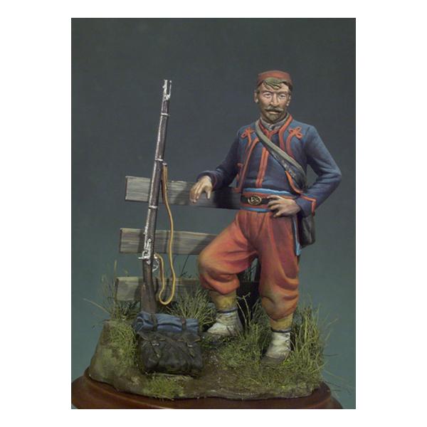Andrea Miniatures 54mm Figurine de Zouave 1863.