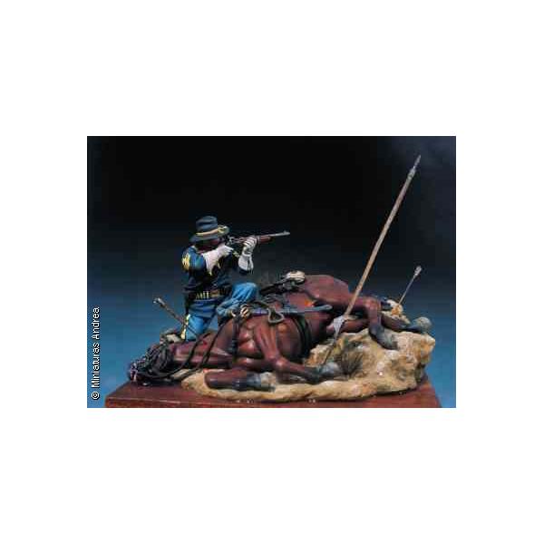 Andrea Miniatures 54mm. Figurine de Cavalerie U.S.1876.