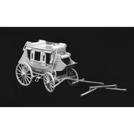 Andrea miniatures,54mm.Stage Coach Carriage.