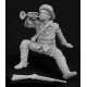 Andrea miniatures,54mm figuren.Sitzender Trompeter aus Vignette "Custers letztes Gefecht".