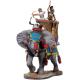 Figurine de collection Andrea Miniatures Eléphant de guerre Carthaginois 54mm.