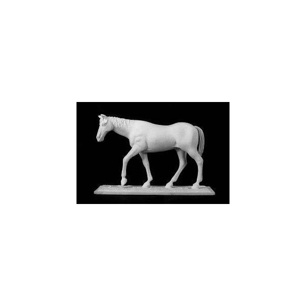 Andrea miniatures,54mm.Bare Walking Horse for figure kits.