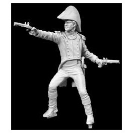 Andrea miniatures,54mm.French Officer Shooting (1815) figure kits.
