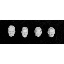 Andrea miniatures,54mm.4 Bare Heads II.