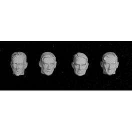 Andrea miniatures,54mm.4 Bare Heads.