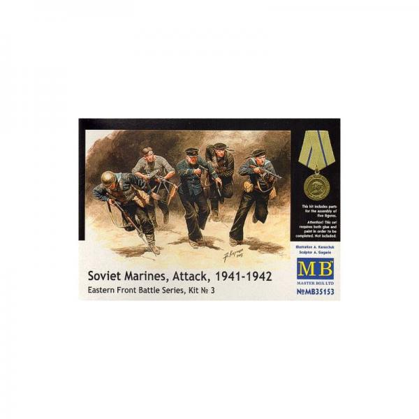 Figurine Master Box 35e-Marins Soviétiques en 41/42.
