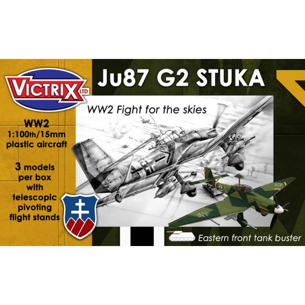 Maquette de Stuka Ju87 G2 au 1/100e Victrix.