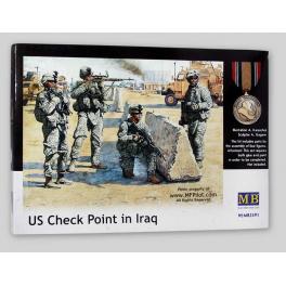 US CHECK POINT EN IRAK 2010 Figurine 1/35e Master Box.