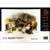 EQUIPE DE MITRAILLEUSE US BROWNING cal. 30 1944  Figurines 1/35e Master Box.