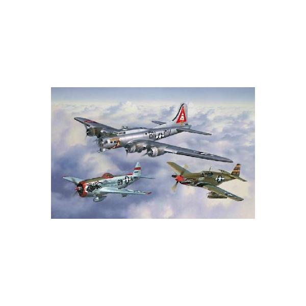 Maquette 1/72e Coffret cadeau"US legends" Revell avec peintures.
