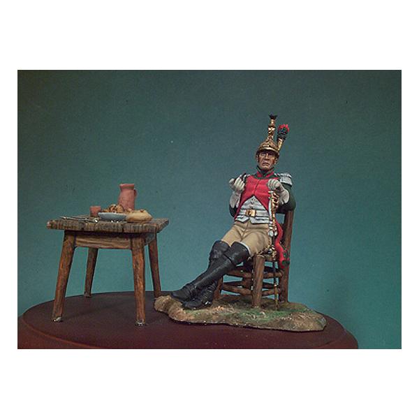 Andrea miniatures,54mm.French Officer (4th Dragoons, 1812) figure kits.