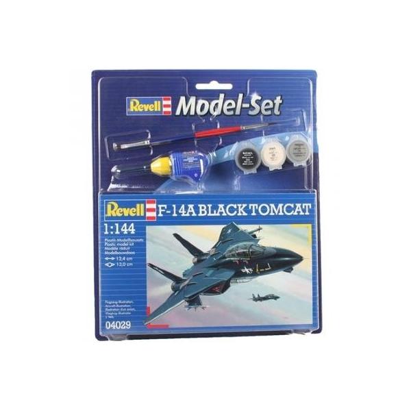 Maquette avion 1/144e Grumman F14A Black Tomcat  avec peintures