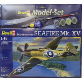 Maquette 1/48ème Supermarine Seafire avec peintures Revell.