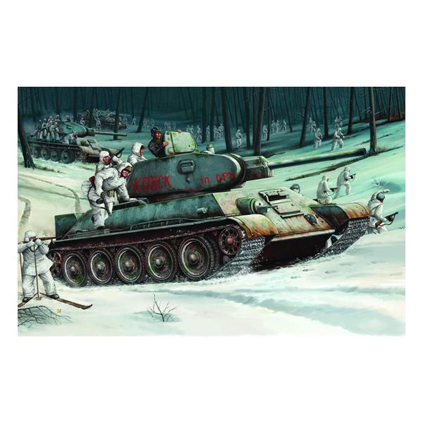 Maquette de char T-34/76 Modele 1942 au 1/16ème.