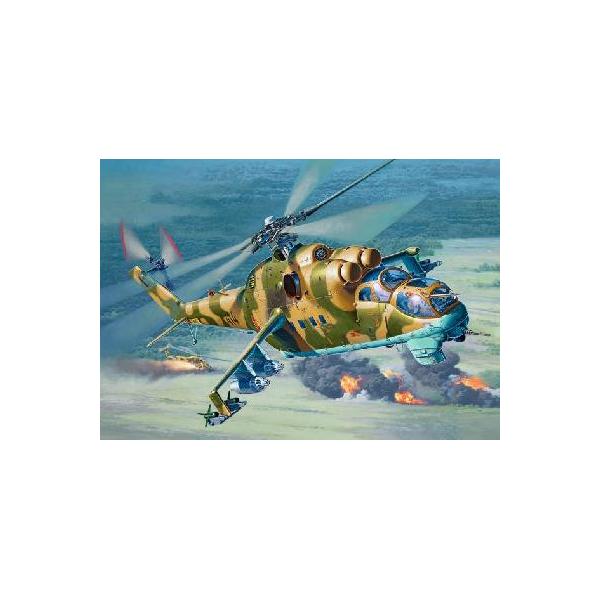 Maquette MIL MI-24D Hind D, hélicoptère Soviétique au 1/48ème.