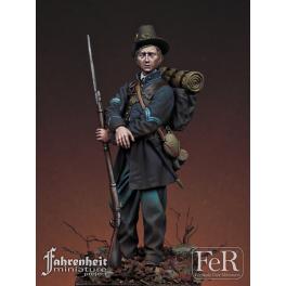 Figurine résine de volontaire en 1862, Iron Brigade. FeR Miniatures.