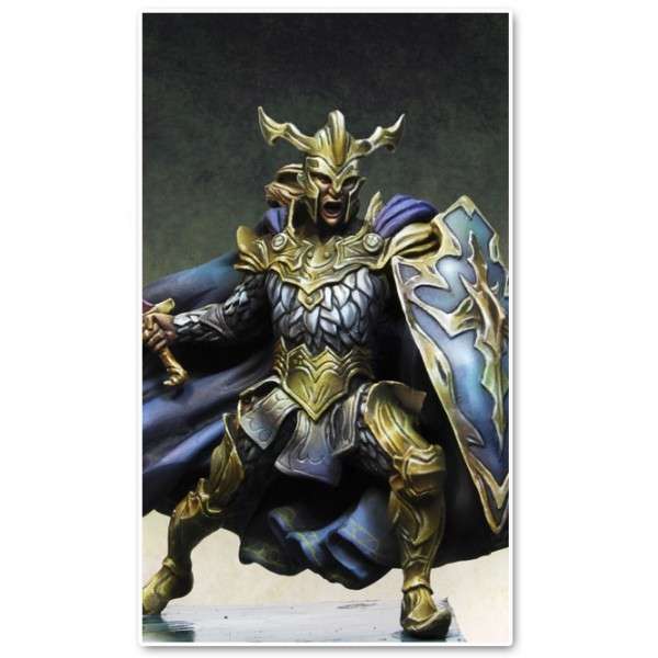 Draconia,54mm.Figurine de Général Elf.