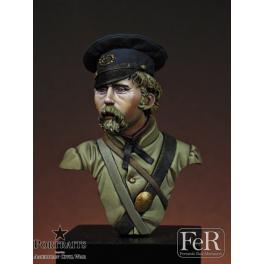 Buste au 1/16ème. th Kentucky infantry, 1862 FeR Miniatures.