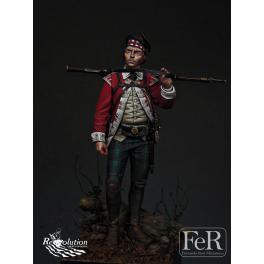 Figure kits 75mm Grenadier 71st foot, Fraser’s Highlanders, 1780 FeR miniatures.