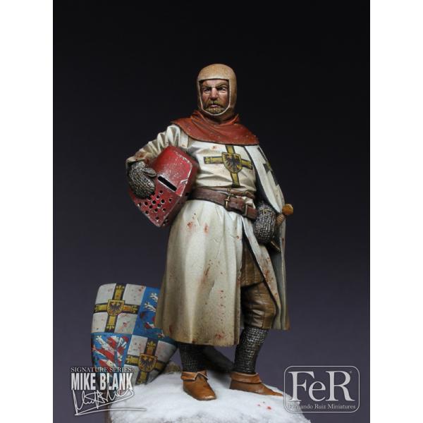 Figure kits  70mm Teutonic Knight, Prussia, 1256 Resin FeR miniatures.