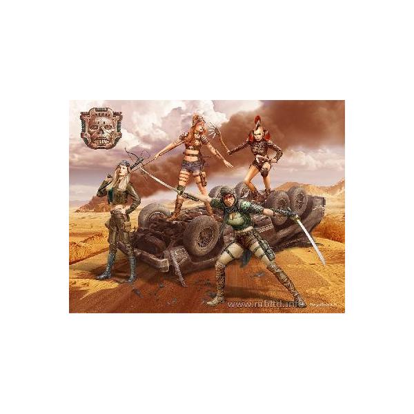 Figurines Master Box,  LE CLAN DES CRANES-LES ANGES DE LA MORT au 1/35ème Master Box.