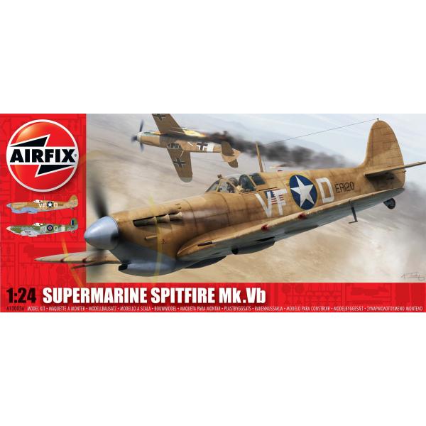 Maquette du Spitfire MK Vb Supermarine au 1/24ème Airfix.