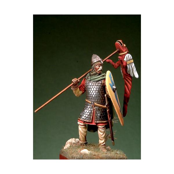 Figurine de guerrier Normand en 1066, Romeo Models 54mm.