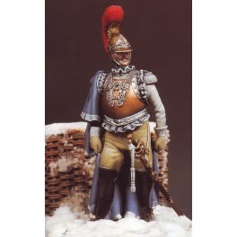 Masterclass 54mm, Carabinier en manteau dans le neige 1812. -figurine à peindre-