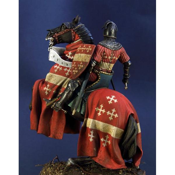Aimant Magnet figurine Chevalier médiéval à cheval
