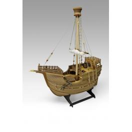 Maquette Bateau En Bois Amati - Navire égyptien à Monter, échelle 1:50, Kit Avec Voiles En Tissu Et Accessoires