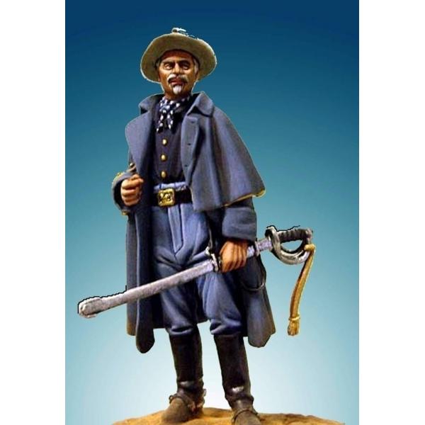 Soldiers 54mm. Brittles US Cavalry Captain,1876.