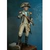 Figurine d'officier de la Royal Navy 75mm Romeo Models 1795-1812.