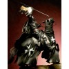 Pegaso models 90mm. Chevalier de Saint Jean avec son cheval .-figurine à peindre-