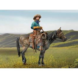 Cowboy à cheval 90mm Andrea Miniatures.