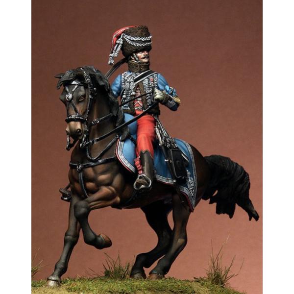 Historical model kit Captain Theron, AdC of Lasalle 54mm Pegaso Models.