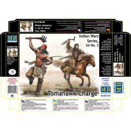 Figurines Masterbox CHARGE AU TOMAHAWK 1/35ème