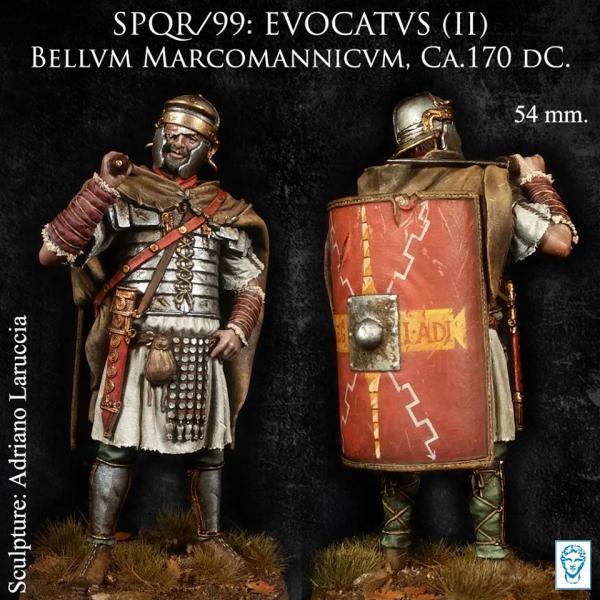 Figurine de EVOCATVS(II) Bellvm Marcomannicvm, Ca.170 avant JC.