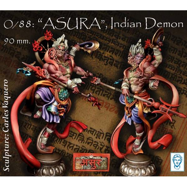 Figurine de ASURA, démon Indien en 90mm Alexandros Models.