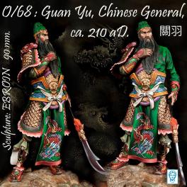 Figurine de Guan Yu, général Chinois 90mm Alexandros Models.